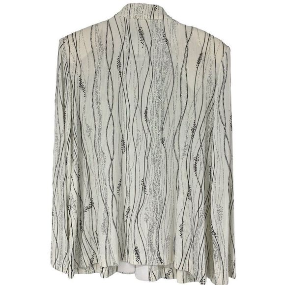 Allex Evenings Blazer Jacket Cover Size 12 Metalic Wedding Special Event 3669 - Picture 6 of 7